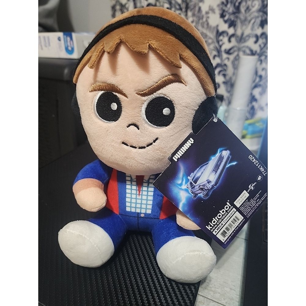 Marty McFly Kidrobot Phunny Plush Doll Toy Back To The Future Michael J Fox Gift